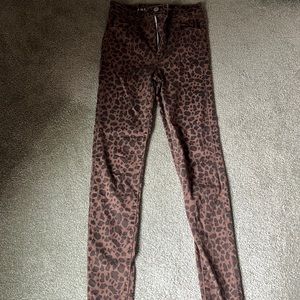 American Eagle Cheetah Print Jeans